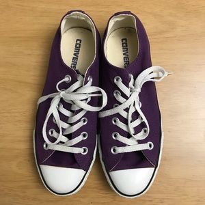 Women’s purple Converse shoes